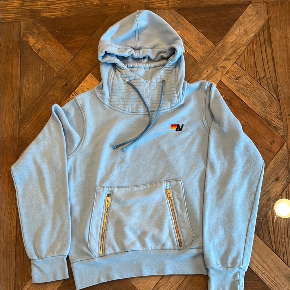 Aviator Nation Ninja Hoodie Sky size Medium